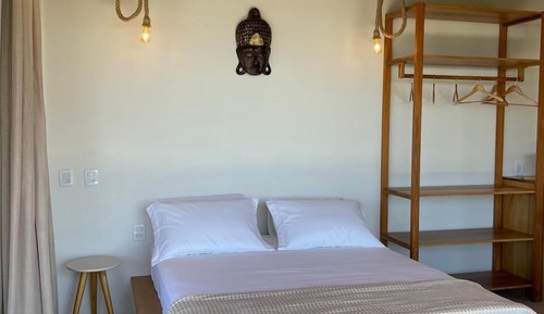 Habitación Deluxe doble, 1 cama de matrimonio con sofá cama, balcón, vistas al mar