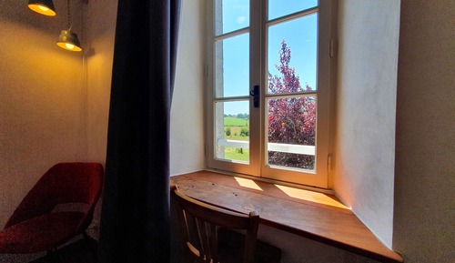 Habitación clásica doble, 1 cama de matrimonio, baño privado, vistas al jardín