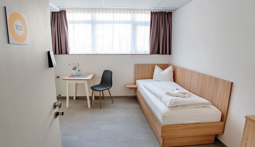 Habitación individual básica, vistas a la ciudad