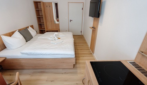 Habitación básica doble, vistas al jardín