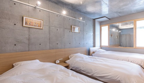 Habitación familiar, no fumadores (3 Semi-double beds)
