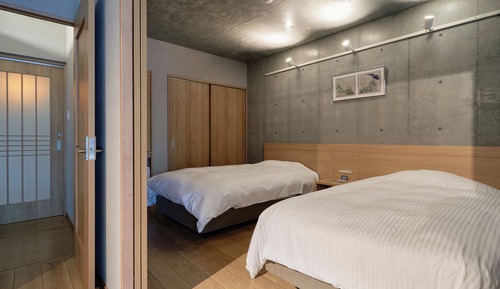 Habitación cuádruple Deluxe, no fumadores (2 Semi-doube beds)