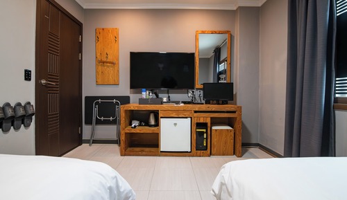 Habitación Deluxe con 2 camas individuales, vistas a la ciudad