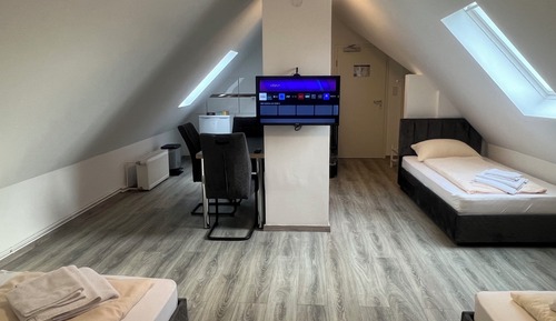 Habitación triple, cocina