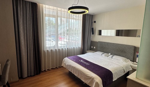 Habitación Deluxe doble, 1 cama de matrimonio, fumadores, vistas a la ciudad