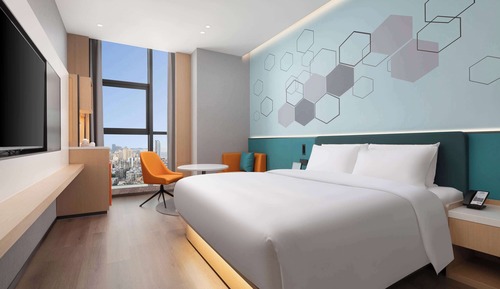 Habitación, varias camas, no fumadores, vistas a la ciudad