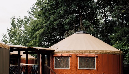 Deluxe Tent, Private Bathroom, Mountain View