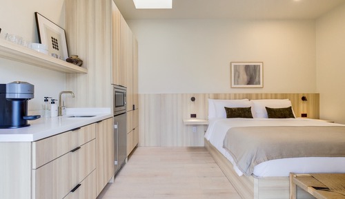 Estudio superior, 1 cama de matrimonio grande