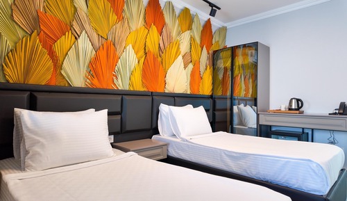 Suite familiar, 2 habitaciones, balcón, vistas al mar