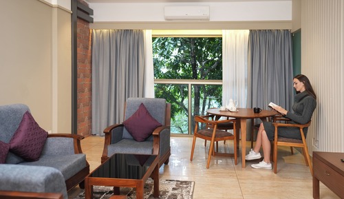 Habitación de lujo doble, vistas al jardín