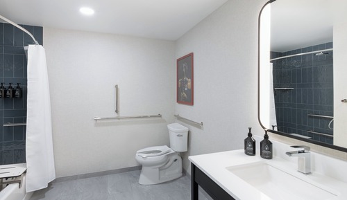 Habitación estándar, 1 cama de matrimonio grande, bañera accesible (Communications, Mobility)