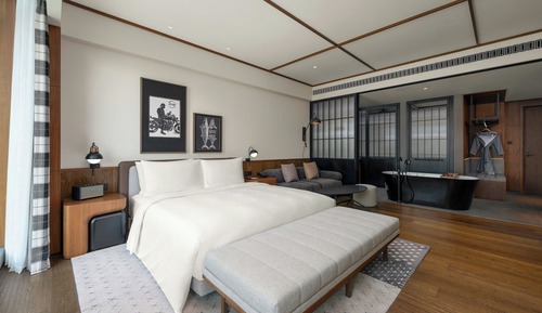 Habitación ejecutiva, 1 cama de matrimonio grande, no fumadores, vistas a la ciudad