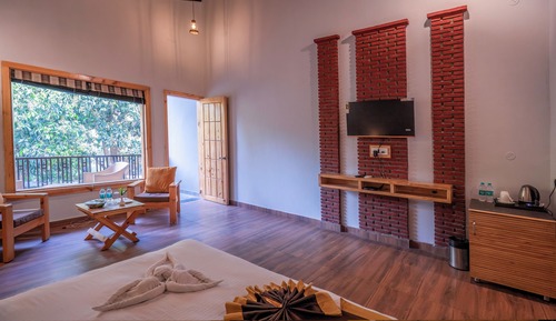 Suite presidencial, vistas al jardín