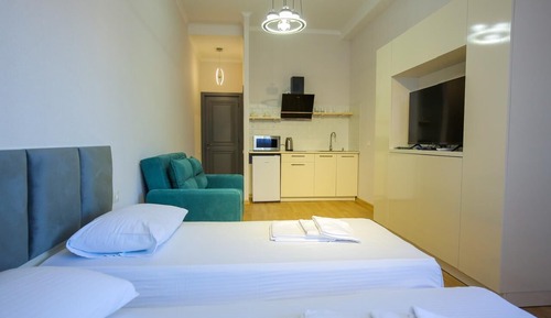 Habitación familiar, vistas a la ciudad