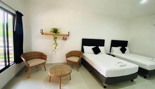 Habitación estándar doble, vistas al patio