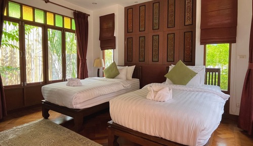 Villa estándar, 2 camas individuales, no fumadores