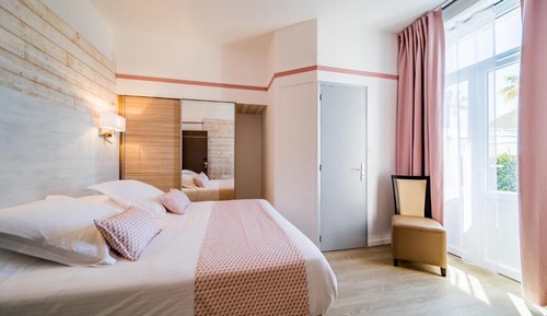 Chambre Double avec Terrasse, vue sur Mer