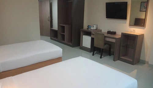 Habitación Deluxe con 1 cama doble o 2 individuales, vistas a la ciudad