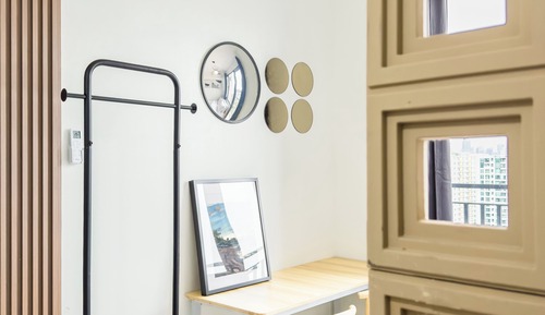 Apartamento romántico, 1 cama de matrimonio con sofá cama, balcón