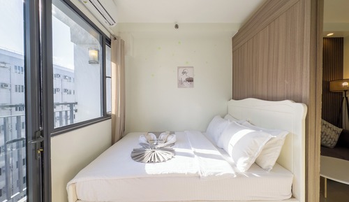 Apartamento básico, 1 cama de matrimonio, frigorífico y microondas