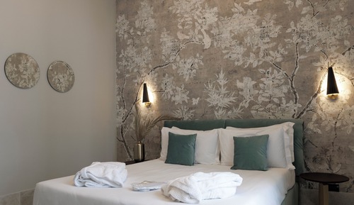 Suite junior, 1 cama de matrimonio con sofá cama, balcón