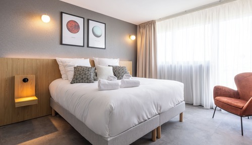 Apartamento Deluxe, 1 cama de matrimonio con sofá cama, cocina básica