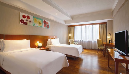 Habitación Deluxe con 1 cama doble o 2 individuales, vistas a la ciudad
