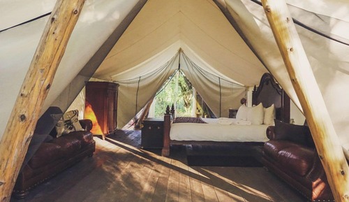 Tienda de lujo, 1 cama de matrimonio grande