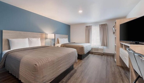 Habitación económica, 2 camas de matrimonio, no fumadores (Efficiency)