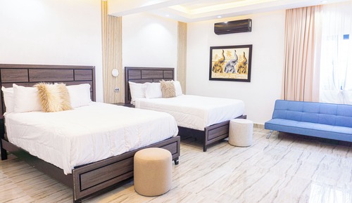 Habitación superior, 2 camas de matrimonio