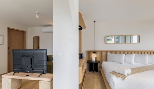 Apartamento de lujo, balcón, vistas a la ciudad