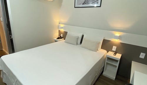 Habitación básica doble de uso individual, vistas a la ciudad