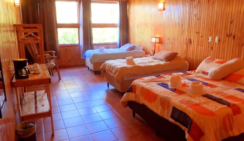 Habitación familiar, vistas a la montaña