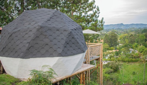 Cabaña Deluxe, 1 cama de matrimonio grande, bañera de hidromasaje, vistas al lago