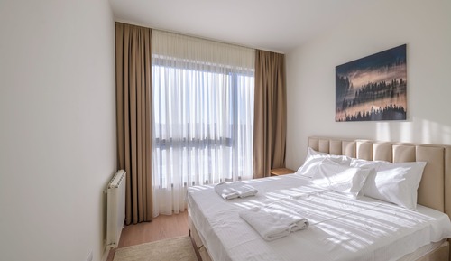 Apartamento panorámico, 2 habitaciones, vistas al río