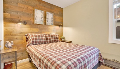 Cabaña, 1 cama doble con sofá cama, bañera de hidromasaje, vistas a la montaña (2315)