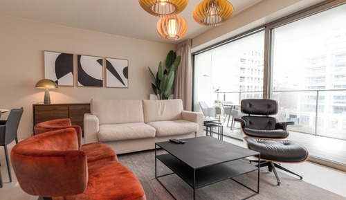 Apartamento Deluxe, 2 habitaciones, patio, vistas al patio