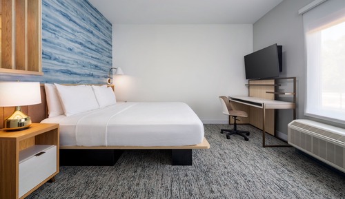 Estudio, 1 cama de matrimonio grande con sofá cama (Hearing Accessible)