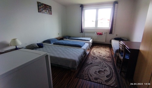 Habitación cuádruple económica, no fumadores, frigorífico