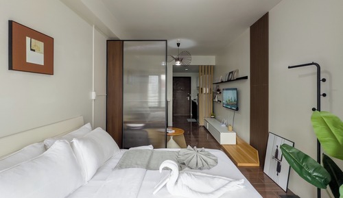Apartamento Confort, 1 cama de matrimonio con sofá cama, vistas a la ciudad