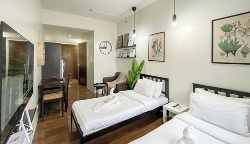 Apartamento junior, 2 camas individuales, balcón