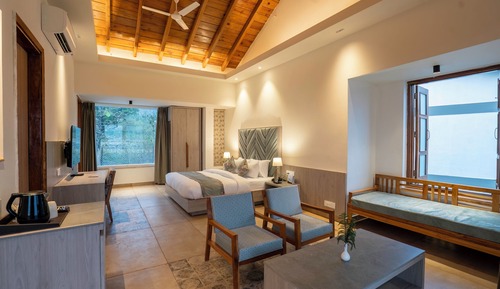 Villa presidencial, varias camas