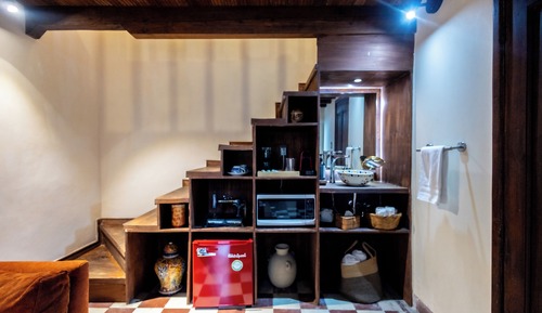 Habitación, 1 cama de matrimonio, baño privado, en la zona del jardín