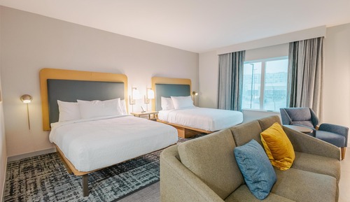 Suite estudio, 2 camas de matrimonio