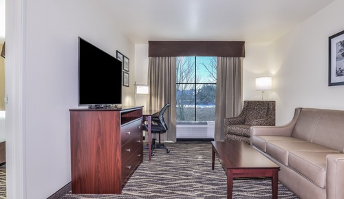 Suite, 1 cama de matrimonio grande con sofá cama, no fumadores (Single King Extended Stay)