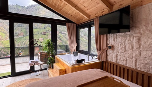 Cabaña de luna de miel, vistas al río