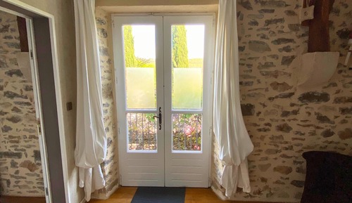 Habitación cuádruple Confort, varias camas, baño privado, vistas a la colina
