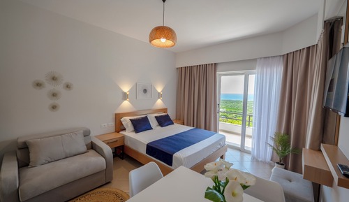 Habitación doble, vistas al mar