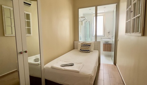 Habitación individual, vistas a la ciudad