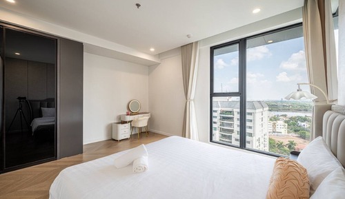 Suite presidencial, 3 habitaciones, Acceso al salón del club, vistas a la ciudad